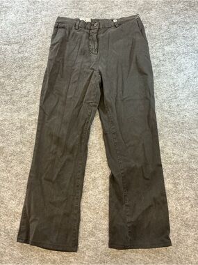 Myths Black Straight-Leg Casual Pants Best Fits Size S
